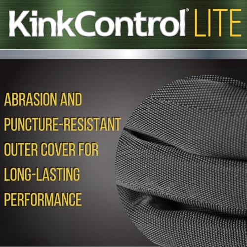 Kink Control Lite, Doesn’t Expand or Burst, Extremely Light Weight, Garden Hose, Water Hose with Superior UV Resistance, E...