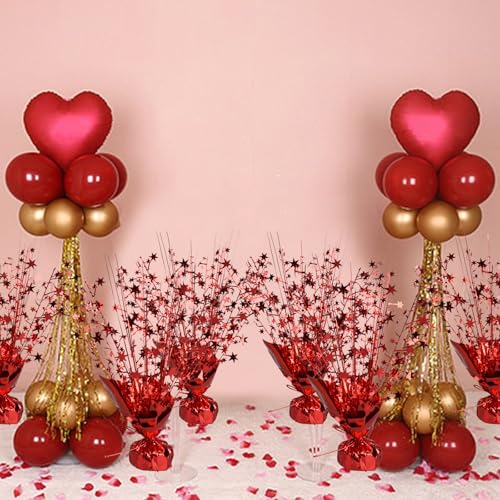 6 Pack Metallic Foil Spray Centerpiece Star Table Decoration Burst Table Centerpieces for Birthday Wedding Anniversary Gra...