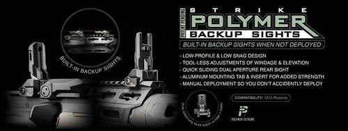 Strike Polymer Backup Sights