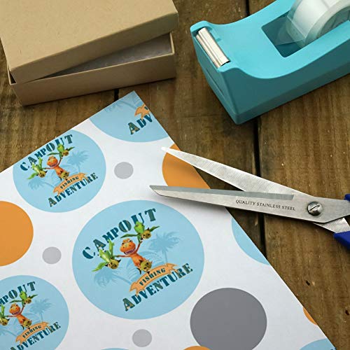 GRAPHICS & MORE Campout Fishing Adventure Dinosaur Train Gift Wrap Wrapping Paper Roll