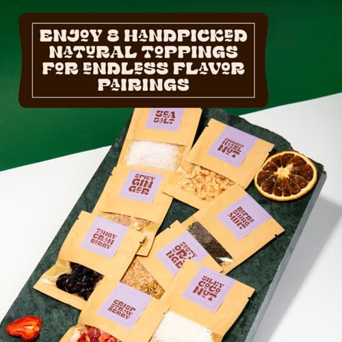 Craftly's Chocolate Making Kit: Create Delicious, Natural Chocolate at Home | Complete Set with Toppings | A Thoughtful Gi...