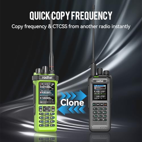 Radtel RT-950 PRO Ham Radio TX GPS/APRS, 10W Walkie Talkie Long Range Handheld Two Way Radio, AM/FM/CB/SW/MW/LW RX, Blueto...