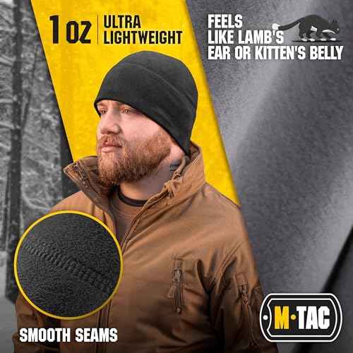 M-Tac Polartec Micro Series Fleece - Tactical Beanie Hat Watch Cap Skull Cap