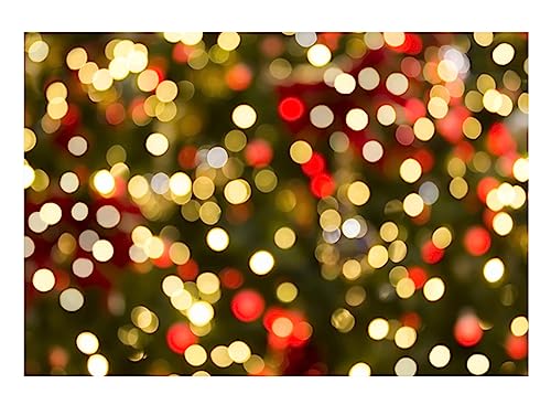 Funnytree 82" x 59" Christmas Glitter Bokeh Halo Photography Backdrop Session Sparkle Neon Spots Background Baby Bridal Sh...