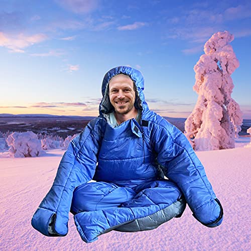 Gaorui Humanoid Outdoor Camping Winter Indoor Portable Ultralight Warm Adult Windproof Sleeping Bag