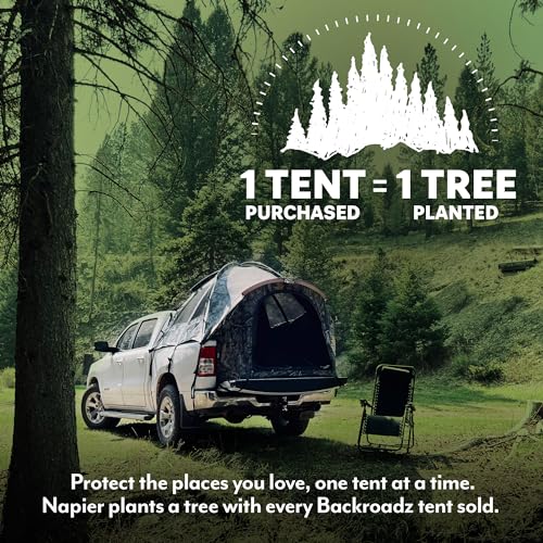 Napier Backroadz Truck Bed with Waterproof Material Coating, Comfortable and Spacious 2 Person Camping Tent, Compact and F...