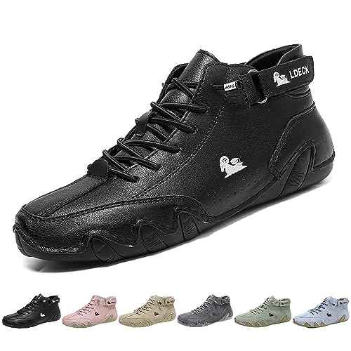 Explorer Waterproof Lightweight Unisex Outdoor Shoes for Hiking Camping & Driving Shoes High Top Chukka Boots Non-Slip Bre...