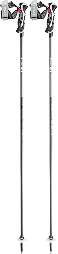 LEKI Carbon 14 3D Lightweight Carbon Ski Poles for Alpine Skiing
