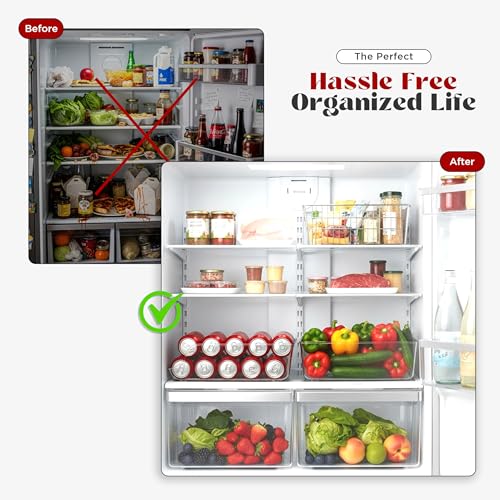 Utopia Kitchen Soda Can Organizer and Dispenser for Refrigerator/Pantry - Durable Can Storage Organizer Fridge & Kitchen O...