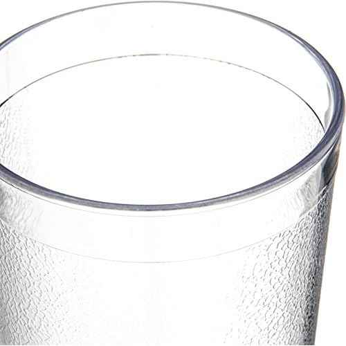 Carlisle FoodService Products 521207 Stackable Shatter-Resistant Plastic Tumbler, 12 oz., Clear (Pack of 72)
