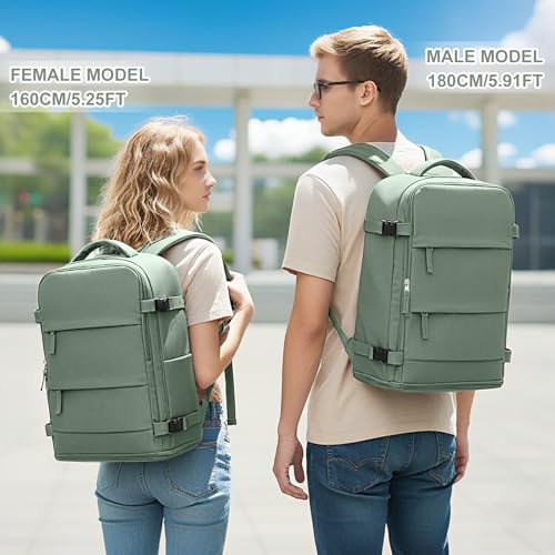 coowoz Travel Backpack For Women Men,Carry On Backpack,Hiking Backpack Waterproof Outdoor Sports Rucksack Casual Daypack T...