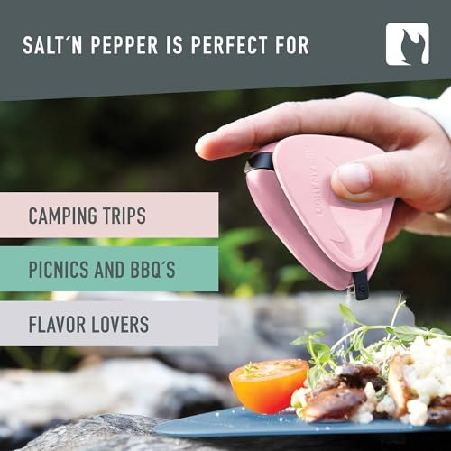Light My Fire Salt & Pepper Shakers — Travel Salt and Pepper Shakers — Travel Spice Kit Portable Spice Shaker — Multi Spic...