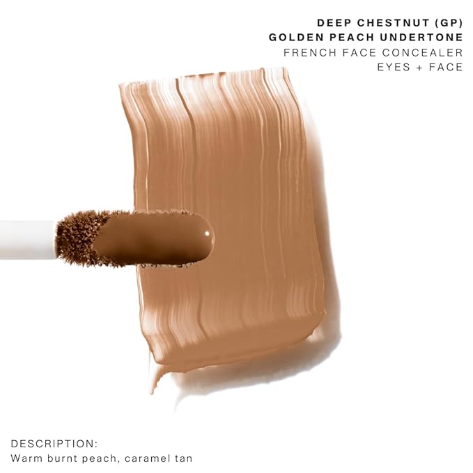 Maxine's Revenge FRENCH FACE CONCEALER | Hydrating & Blurring for Eyes + Face (Deep Chestnut)