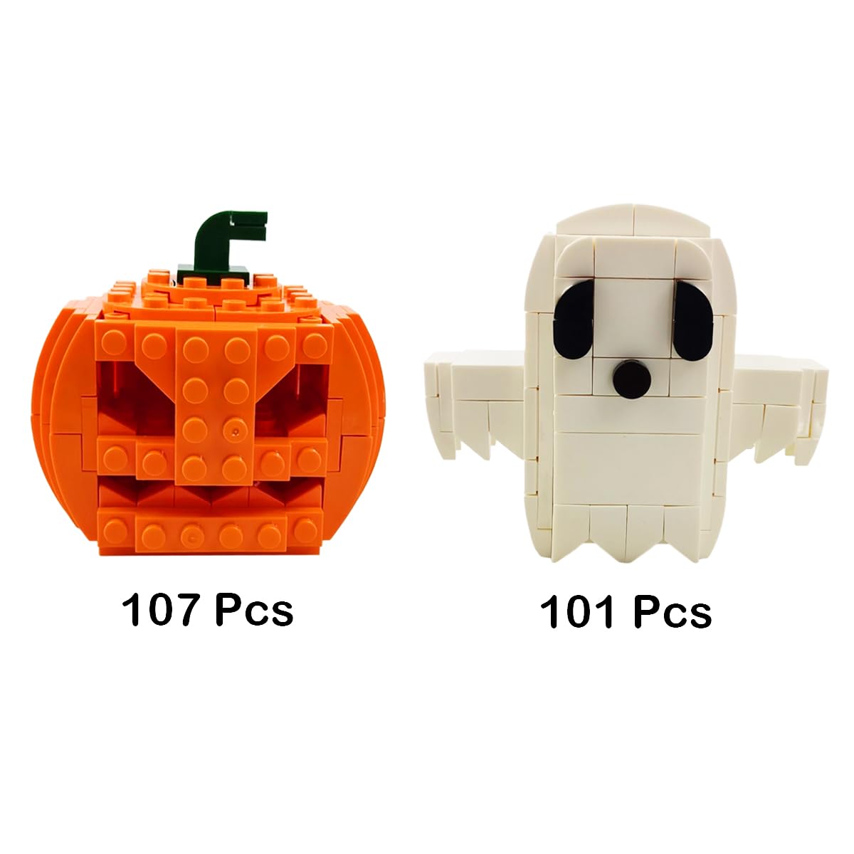 Anditoy 4 Pack Halloween Building Block Toys for Kids Boys Girls Halloween Treat Bags Gifts Halloween Party Favors