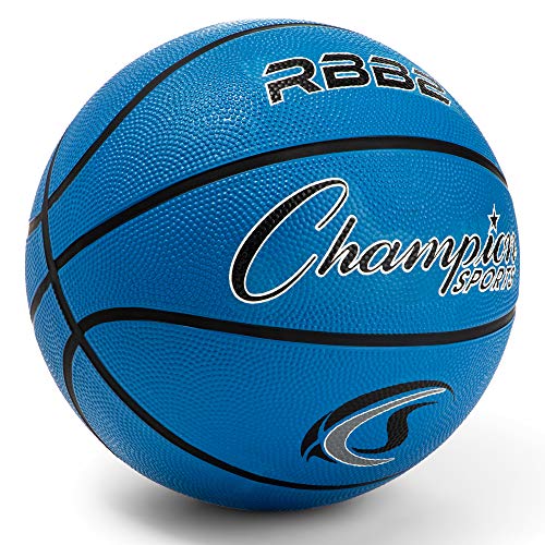 Champion Sports® Rubber Basketballs – Heavy Duty Pro-Style, Indoor/Outdoor Use, Premium Basketball Equipment for Physical ...