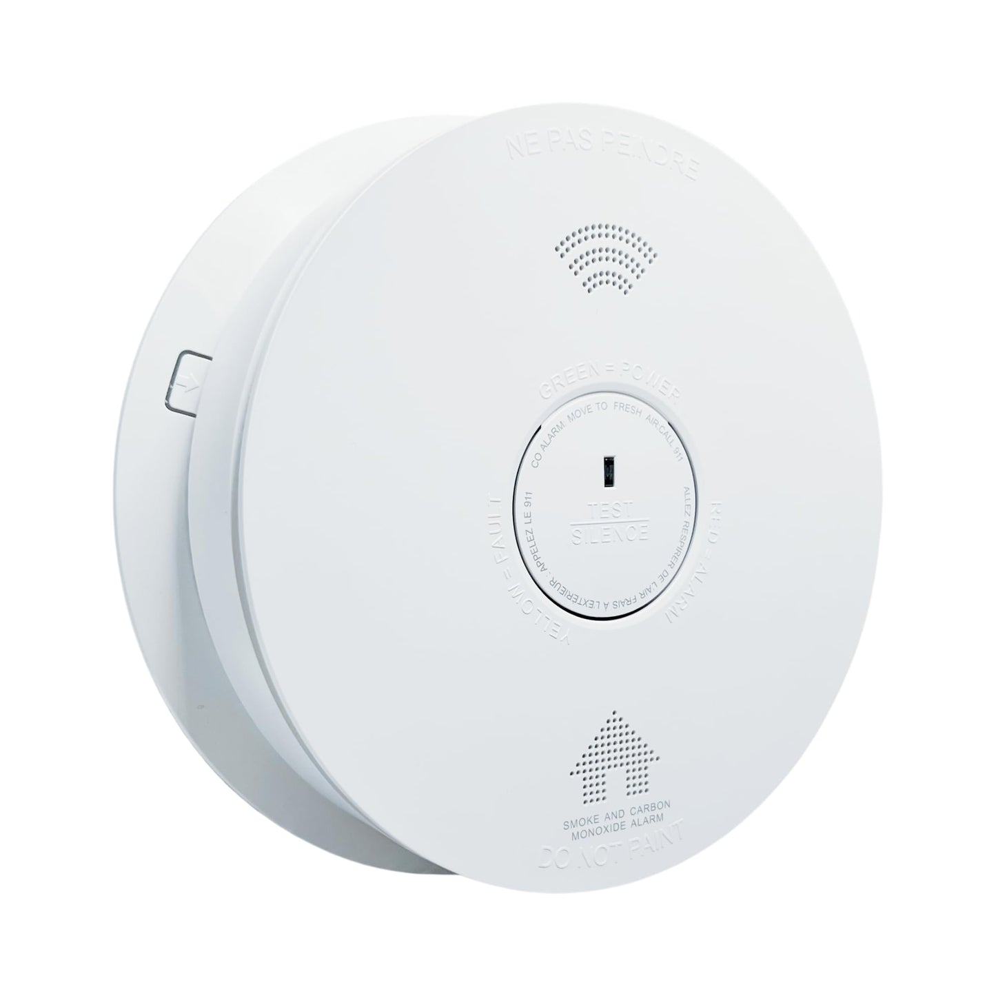 AH Lighting AH886F Combo Smoke & Carbon Monoxide Alarm, Voice Alarm System, Interconnect Hardwired, Combo Alarm, 10-Year Battery Powered, Led Warning Light Indicator (6)