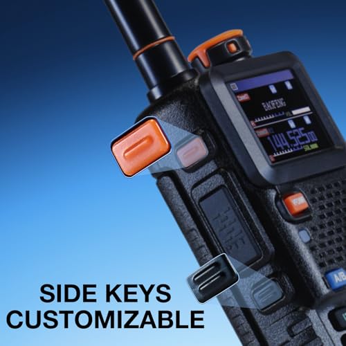 BAOFENG UV-5RM PLUS GPS Ham Radio Handheld, 10W Long Range Two Way Radio, Airband NOAA FM Multi-Band Receiver, 640CH 10 Zo...
