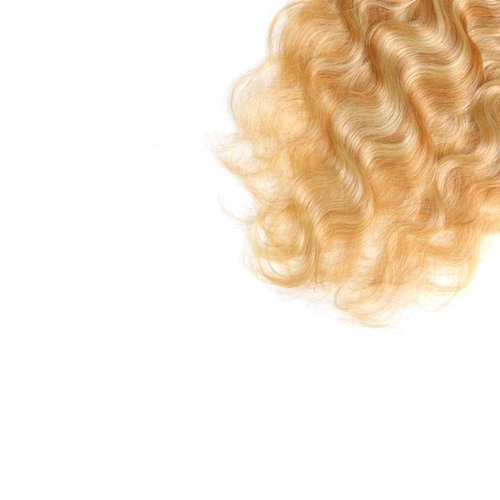 Giginger Bundles Human Hair P27/613 Blonde Deep Wave Human Hair Bundles 18 20 22 Inch Highlight Honey Blonde Unprocessed Quick Weave Soft Sewn In Hair Extensions for Black Women