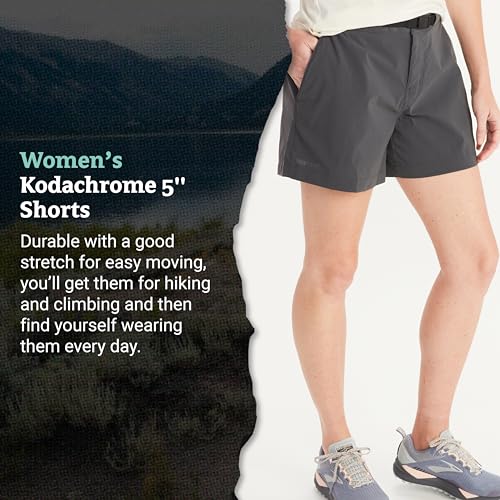 MARMOT Women's Kodachrome 5" Shorts - Lightweight, Breathable, Water-Repellant Quick-Drying Stretch with UPF Protection