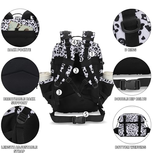 W WINTMING 25L Tactical Backpack for Men and Women Small Military Tactical Backpack Heavy Duty Molle Assault Pack Daypack ...