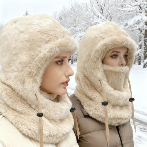 Ski Mask Balaclava for Men Women，Windproof Fleece Winter Face Mask Hat Neck Warmer