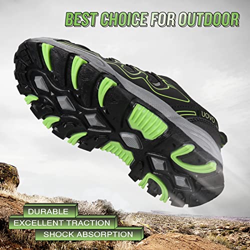 UOVO Boys Shoes Boys Tennis Running Sneakers Waterproof Hiking Shoes Kids Outdoor Fashion Sneakers Slip Resistant (Big/Lit...