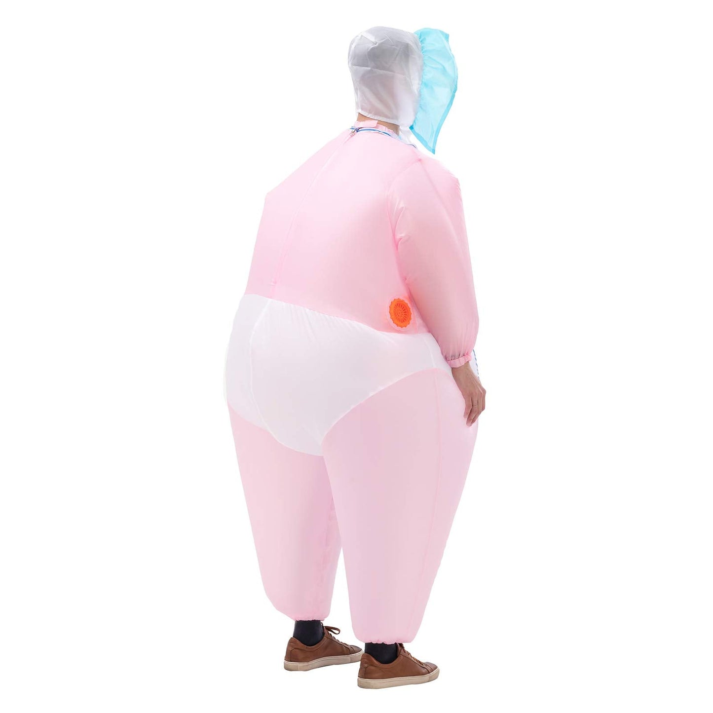 IHGYT Men's Inflatable Costume Boys Giant Blow up Party Halloween Christmas Child Baby Cosplay, Adult Size