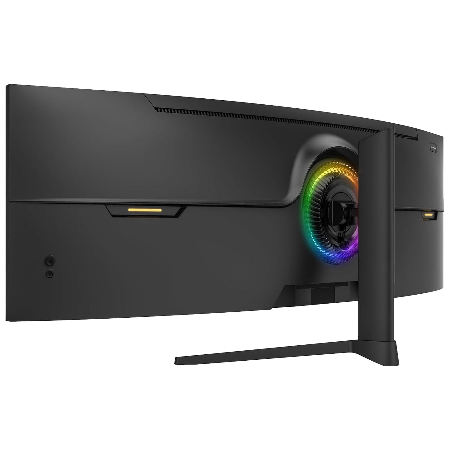ZZA 49 Curved Gaming Monitor | DQHD(5120 * 1440), 144Hz/165Hz, 1500R, 32:9, AMD FreeSync, 120% sRGB, Height Adjustable Ultra-Wide Screen Monitors, HDMI 2.1 & DP 1.4, Wall Mount Install 75x75mm- Black