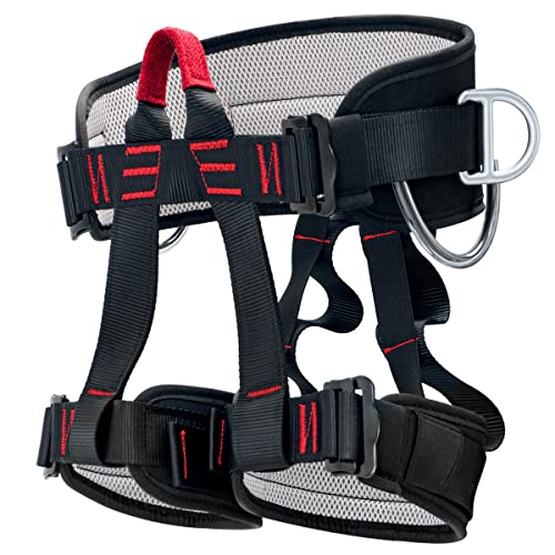 HandAcc Climbing belts, Thicken Professional Large Size Safety Belt for Caving Rock Climbing Fire Rescuing Rappelling Tree...