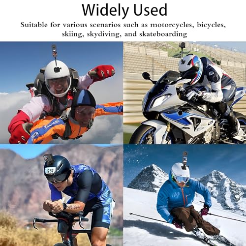 All Carbon Fiber Extension Arm Kit Metal Pole Mount Helmet Stick Extension Arm Mount for GoPro Hero 13/12/11/10/9/8/7/6/5 ...