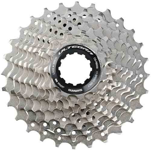 SHIMANO Unisex 305751220 Ultegra Cassette R8000 11V 11 V, Silber, One Size EU