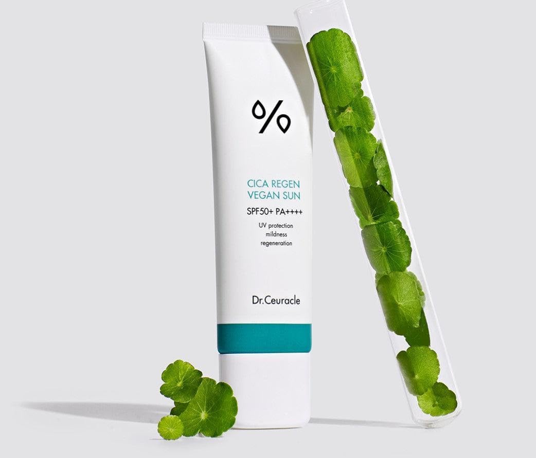 CICA Regen Vegan Sunscreen?All-In-One Sun with Lightweight Texture??Dr.Ceuracle