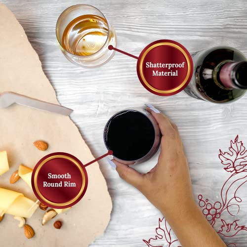 Reli. (20 Pack Disposable Wine Glasses 12 oz | Stemless Plastic Wine Glasses for Parties | BPA-Free, Shatterproof Plastic...