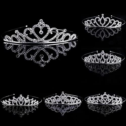 Crystal Wedding Tiaras Rhinestone Headband for Women Royal Bride Hair Accessories(7)