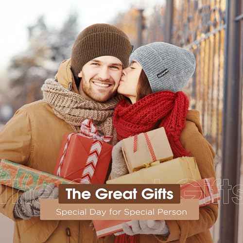 Donfri Wool Winter Beanie Hats Men Women Beanie Super Soft Warm for Winter Skull Knit Beanie Gift