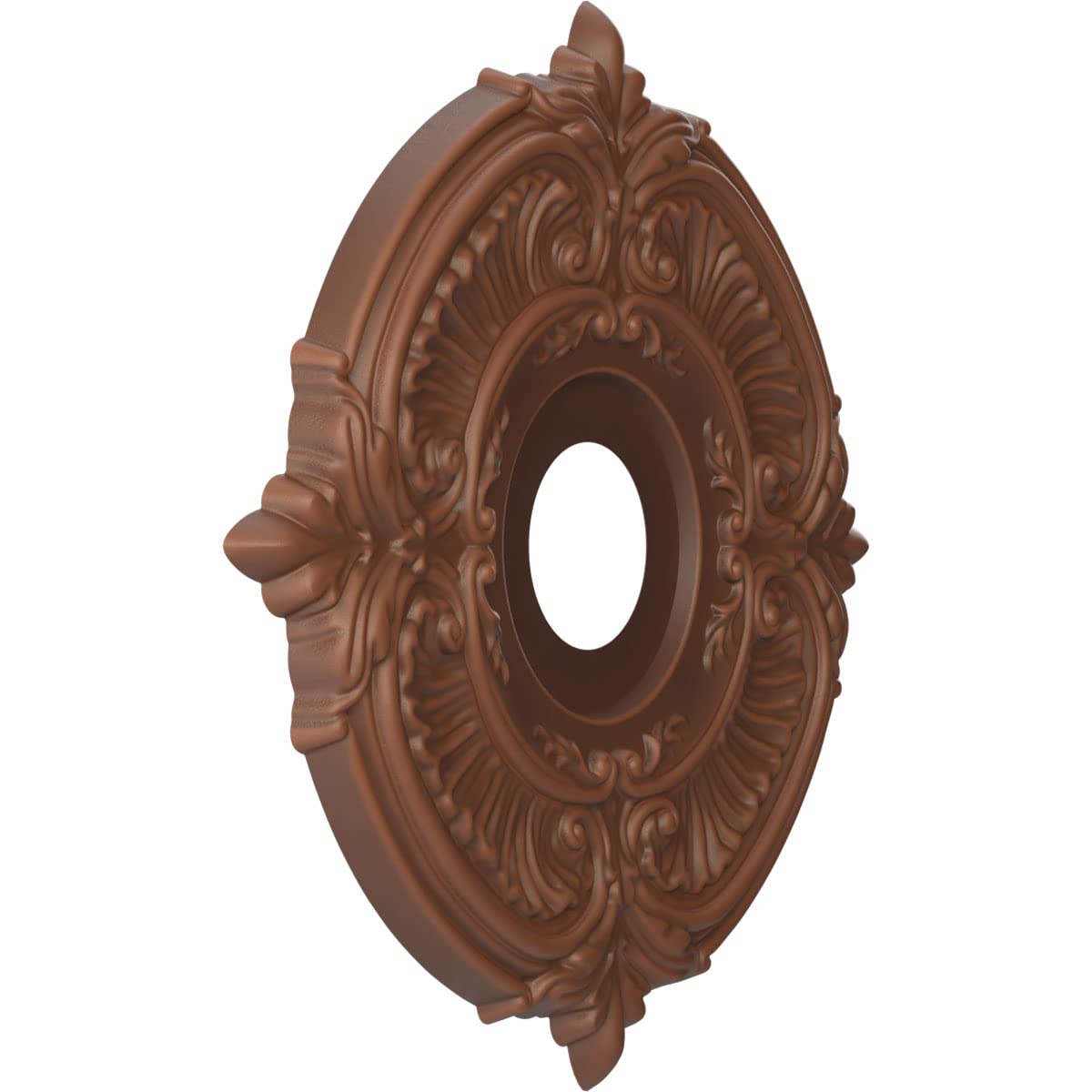 Ekena Millwork Cmp16Atdru Attica Thermoformed Pvc Ceiling Medallion (Fits Canopies Up To 5 5/8), 16Od X 3 1/2Id X 1P, Universal