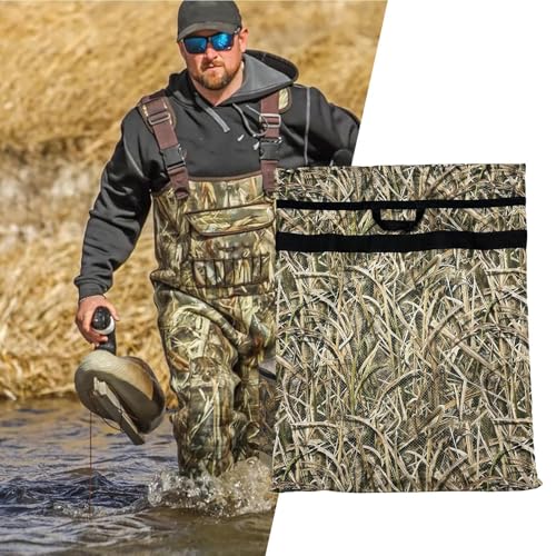 Hunting Gear Bag - Rugged Camouflage Decoy Pouch with Large Capacity Dry Backpack for Outdoor Survival, Hunting, Backpacki...