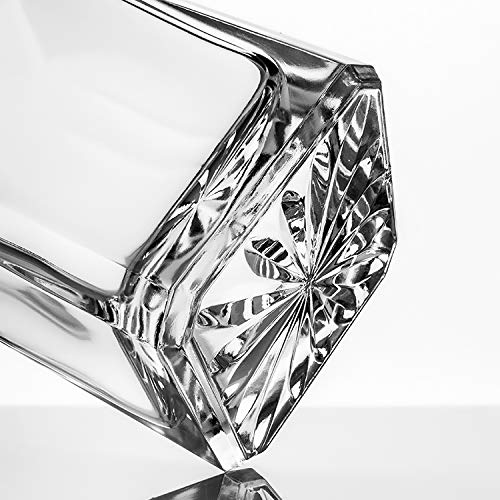 Square 25oz Whiskey Decanter with Glass Stopper