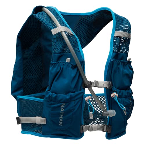 Nathan VaporAir Lite 4 Liter Vest & Hydration Pack with 2L Bladder, Front Water Bottle Pockets, Soft & Breathable Material...