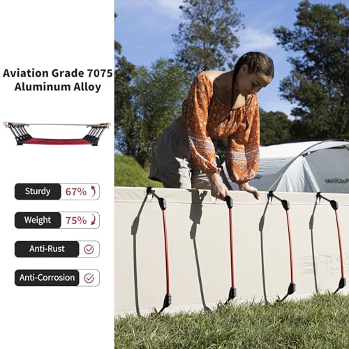 Naturehike Ultralight Camping Cot, Easy to Assemble Folding Tent Cot, Compact & Protable Camping Bed for Camping, Mountain...