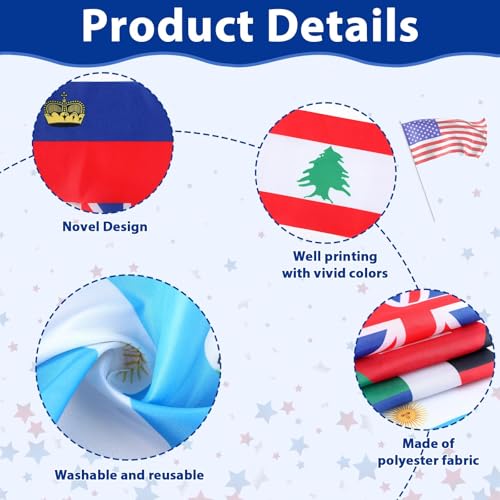 Fabric International Flag Photo Prop World Flags Photo Booth Frame International Welcome Photography Backdrop Around The W...