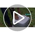 SereneLife Portable Camping Sink with 19L (5+ Gallon) Water Tank, Hands-Free Foot Pump, Soap Dispenser & Towel Holder, Com...