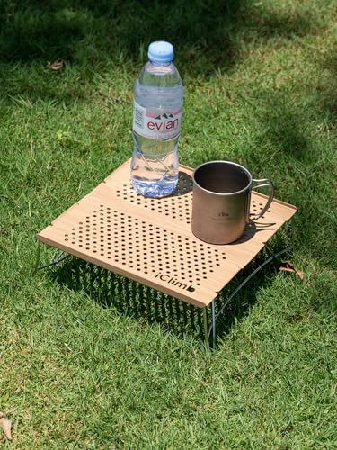 iClimb 1 Solo Mini Folding Table and 1 Ultralight 3 Season Tent, Ultralight Compact for Adults Outdoor Camping Backpacking...