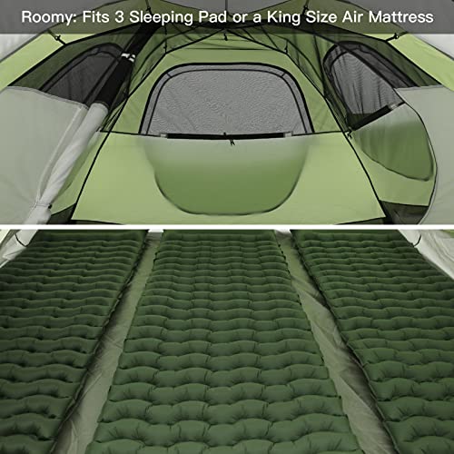 Night Cat Instant Popup Tents 2-3 Persons with Footprint Tarp Easy Setup Camping Tent with Rainfly Double Layers Waterproo...