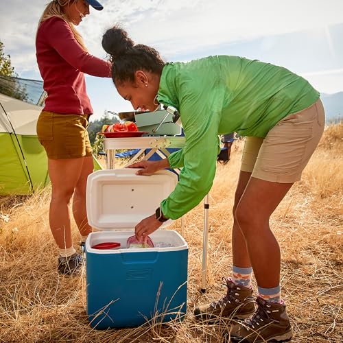 Coleman Chiller 30qt Insulated Portable Cooler with Ice Retention & Large Carry Handle, Made in USA, Great for Camping, Ta...