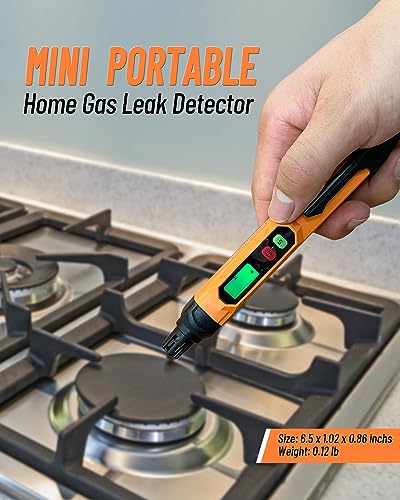 Gas Leak Detector; VITITE Propane and Natural Gas Detector; Mini Portable Gas Alarm to Locate Combustible Gas Leak Sources...