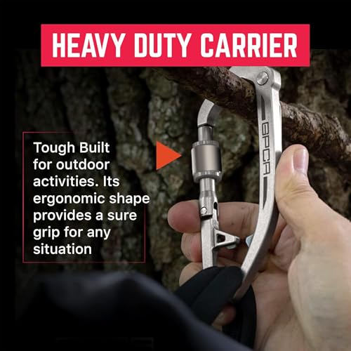 GPCA Multi-Tool Carabiner Clip D Ring Key Chain - Heavy Duty Key Clip for Keys, Small Carabiner Clip, Carabiner Heavy Dut...