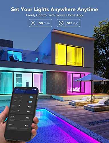 Govee LED Smart Light Bulbs, 1000LM Color Changing Light Bulb, Wi-Fi & Bluetooth Light Bulbs, Work with Alexa and Google A...