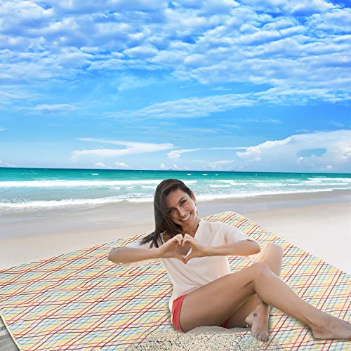 REDCAMP Extra Large Picnic Blanket Waterproof Sandproof, Durable Oxford Foldable Picnic Mat Outdoor Blanket for Lawn Park ...