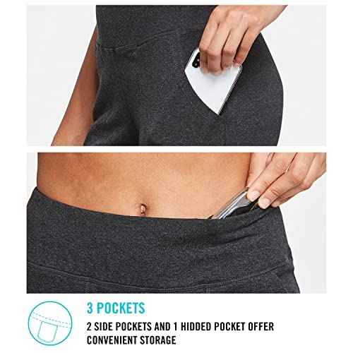 baleaf Women's Bermuda Long Shorts 10" Knee Length High Rise Athletic Shorts Pull On Workout Walking Golf Running Summer